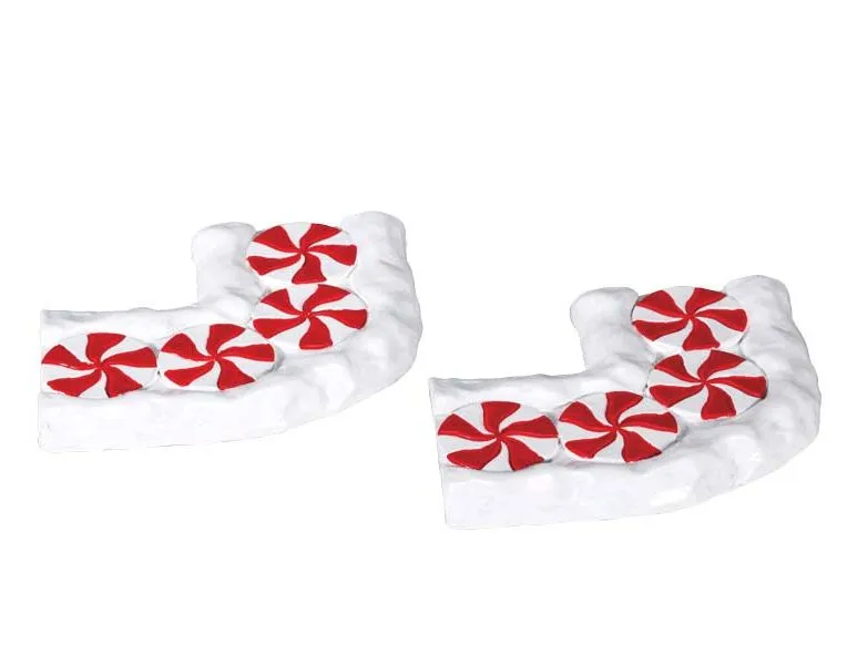 LEMAX CANDY CANE LANE, CURVED, SATZ VON 2