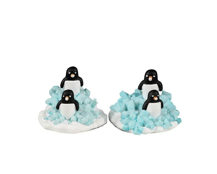 Lemax CANDY PENGUIN COLONY, SET OF 2