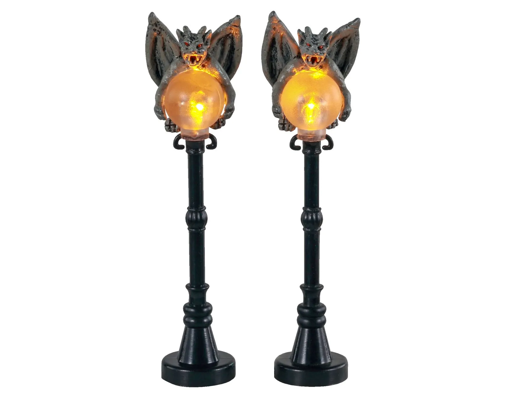 LEMAX GARGOYLE LAMP POST, SATZ VON 2, B/O (4.5V)
