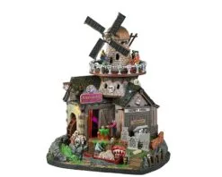 Lemax HEADSTONE MILL BREWERY, WITH 4.5V ADAPTOR