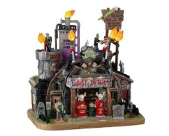 Lemax LAST DITCH GAS & SALVAGE, WITH 4.5V ADAPTOR