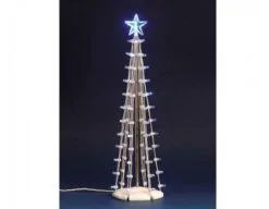 LEMAX LIGHTED SILHOUETTE TREE(BLUE), L,