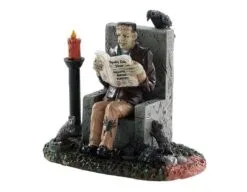 LEMAX MONSTER READING SPOOKY NEWS