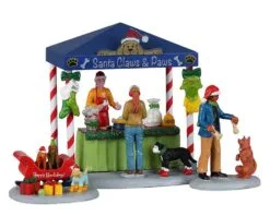 Lemax SANTA CLAWS & PAWS, SET OF 3