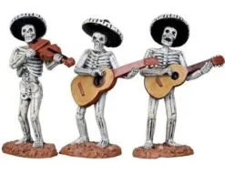 LEMAX SKELETON MARIACHI BAND, SATZ VON 3