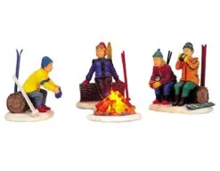 LEMAX SKIERS' CAMP FIRE, SATZ VON 4, B/O (4.5V)