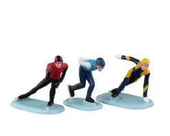 Lemax SPEED SKATERS, SET OF 3