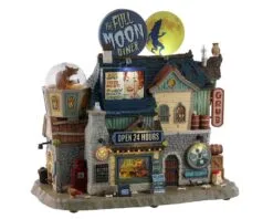 Lemax THE FULL MOON DINER, WITH 4.5V ADAPTOR
