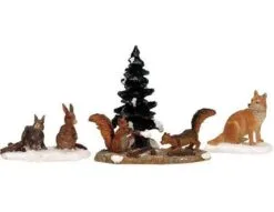 LEMAX WOODLAND ANIMALS, SATZ VON 4